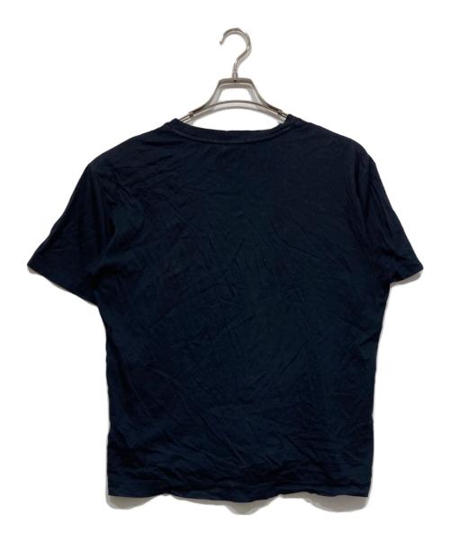 BLACK LABEL CRESTBRIDGE（ブラックレーベル クレストブリッジ）BLACK LABEL CRESTBRIDGE (ブラックレーベル クレストブリッジ) ロゴプリントTシャツ ネイビー サイズ:Lの古着・服飾アイテム