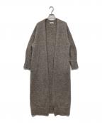 BEAUTY&YOUTHビューティーアンドユース）の古着「モヘヤブレンドロングニットガウン」｜グレー
