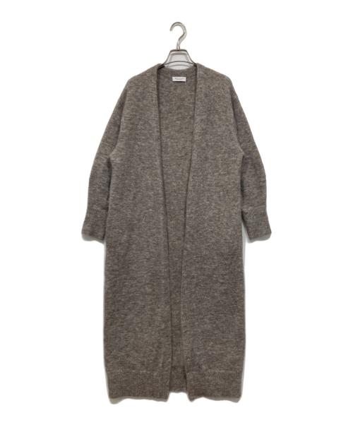 BEAUTY&YOUTH（ビューティーアンドユース）BEAUTY&YOUTH (ビューティーアンドユース) モヘヤブレンドロングニットガウン グレー サイズ:Freeの古着・服飾アイテム
