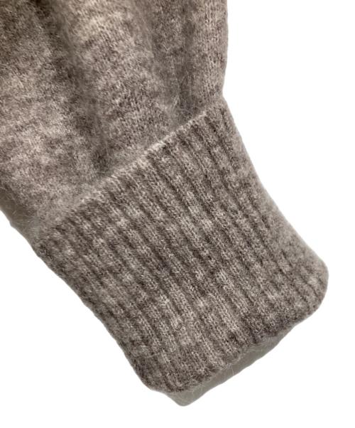 BEAUTY&YOUTH（ビューティーアンドユース）BEAUTY&YOUTH (ビューティーアンドユース) モヘヤブレンドロングニットガウン グレー サイズ:Freeの古着・服飾アイテム