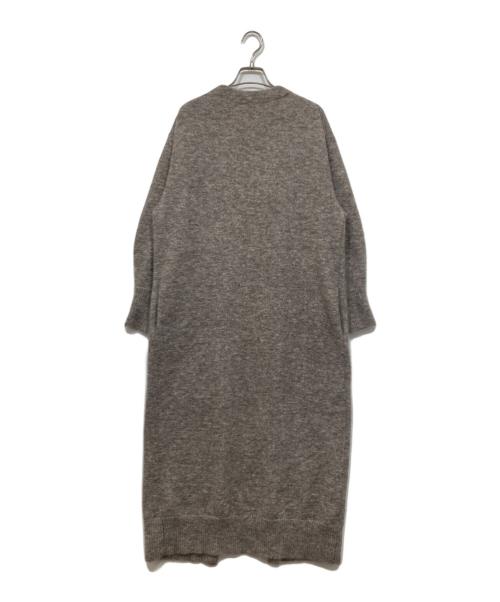 BEAUTY&YOUTH（ビューティーアンドユース）BEAUTY&YOUTH (ビューティーアンドユース) モヘヤブレンドロングニットガウン グレー サイズ:Freeの古着・服飾アイテム