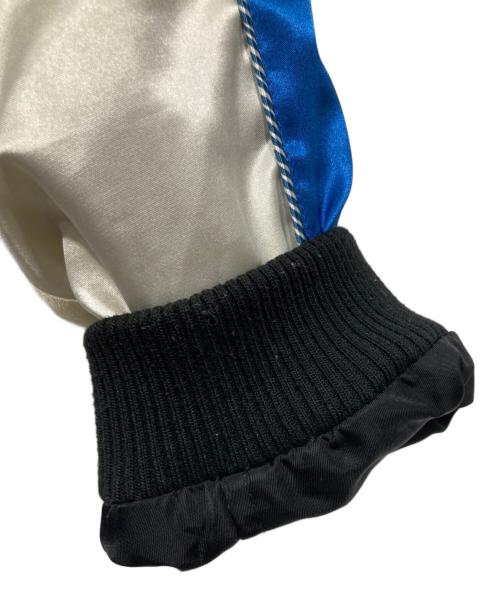 JACKROSE（ジャックローズ）JACKROSE (ジャックローズ) ローズ刺繍リバーシブルスカジャン＆MA-1 ブルー サイズ:3の古着・服飾アイテム