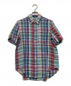 RALPH LAURENラルフローレン）の古着「半袖リネンシャツ」｜マルチカラー