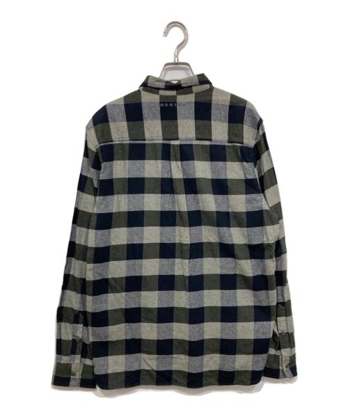 OAKLEY（オークリー）OAKLEY (オークリー) チェックシャツ グレー×グリーン サイズ:Lの古着・服飾アイテム