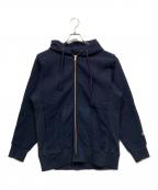 Championチャンピオン）の古着「リバースウィーブ ジップフーデッド」｜ネイビー