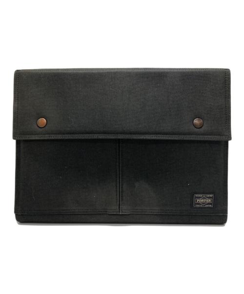 PORTER（ポーター）PORTER (ポーター) クラッチバッグ / ドキュメントケース グレーの古着・服飾アイテム