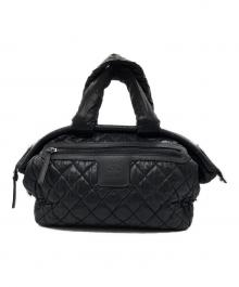 CHANEL（シャネル）の古着「コココクーンボストン ナイロンバッグ」｜ブラック