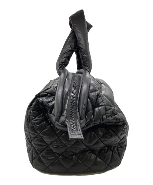 CHANEL（シャネル）CHANEL (シャネル) コココクーンボストン ナイロンバッグ ブラックの古着・服飾アイテム