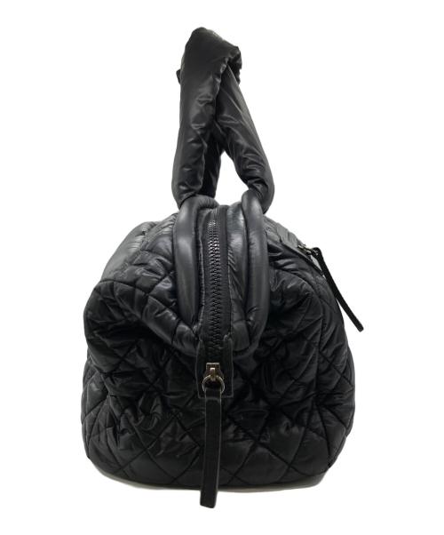 CHANEL（シャネル）CHANEL (シャネル) コココクーンボストン ナイロンバッグ ブラックの古着・服飾アイテム