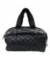 CHANEL (シャネル) コココクーンボストン ナイロンバッグ ブラック：115000円