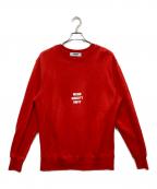 MSGMエムエスジーエム）の古着「ロゴスウェット」｜レッド