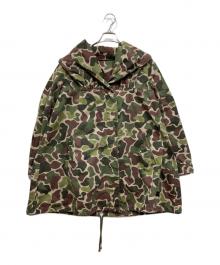 adidas（アディダス）の古着「カモフラフーデッドジャケット」｜オリーブ