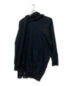 NOZOMI ISHIGURO tambourineノゾミイシグロ タンバリン）の古着「変形クレイジーパーカー」｜ブラック