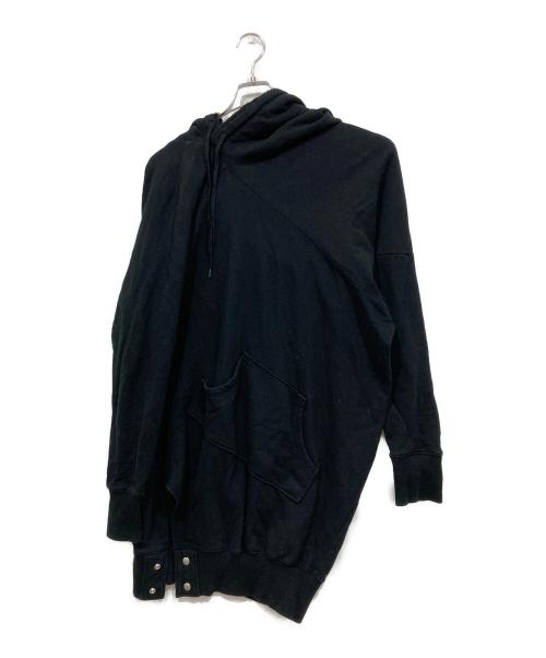 NOZOMI ISHIGURO tambourine（ノゾミイシグロ タンバリン）NOZOMI ISHIGURO tambourine (ノゾミイシグロ タンバリン) 変形クレイジーパーカー ブラック サイズ:Freeの古着・服飾アイテム