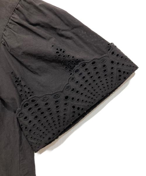 SLOBE IENA（スローブ イエナ）SLOBE IENA (スローブ イエナ) カットワーク5S襟付きブラウス ブラック サイズ:-の古着・服飾アイテム