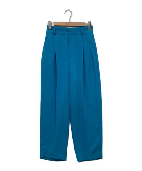 6(ROKU) BEAUTY&YOUTH（ロク ビューティーアンドユース）6(ROKU) BEAUTY&YOUTH (ロク ビューティーアンドユース) GEORGETTE TUCK PANTS ブルー サイズ:Sの古着・服飾アイテム