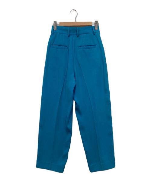 6(ROKU) BEAUTY&YOUTH（ロク ビューティーアンドユース）6(ROKU) BEAUTY&YOUTH (ロク ビューティーアンドユース) GEORGETTE TUCK PANTS ブルー サイズ:Sの古着・服飾アイテム