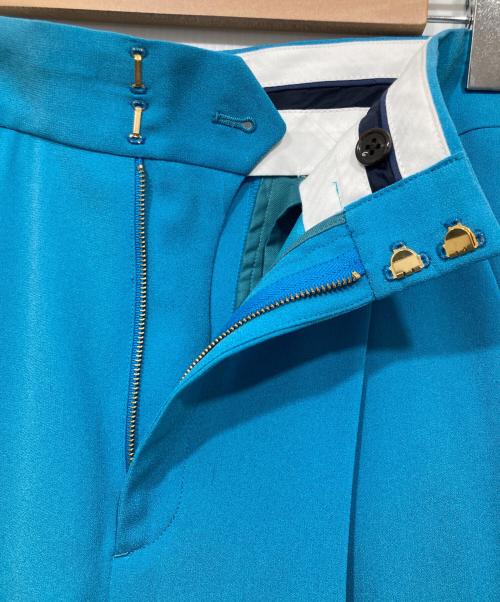 6(ROKU) BEAUTY&YOUTH（ロク ビューティーアンドユース）6(ROKU) BEAUTY&YOUTH (ロク ビューティーアンドユース) GEORGETTE TUCK PANTS ブルー サイズ:Sの古着・服飾アイテム