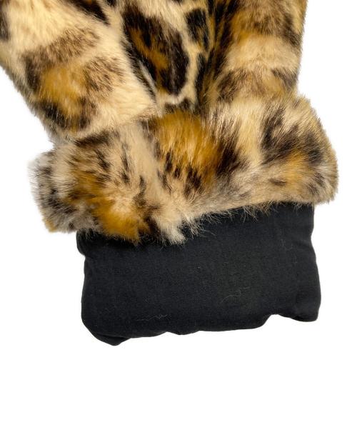 UNITED ARROWS Style for Living（ユナイテッドアローズ スタイルフォーリビング）UNITED ARROWS Style for Living (ユナイテッドアローズ スタイルフォーリビング) ノーカラーレオパードジャケット ベージュ×ブラック サイズ:5Lの古着・服飾アイテム