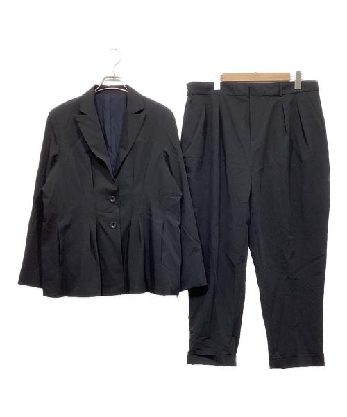 RUIRUE BOUTIQUE（ルイルエブティック）RUIRUE BOUTIQUE (ルイルエブティック) セットアップスーツ　パンツ ネイビー サイズ:5Lの古着・服飾アイテム