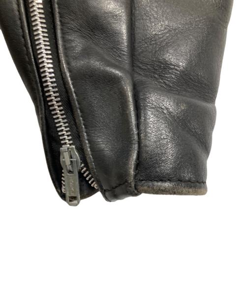 Schott（ショット）Schott (ショット) レザーダブルライダースジャケット ブラック サイズ:34の古着・服飾アイテム