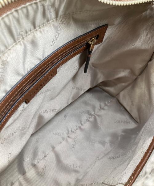 Calvin Klein（カルバンクライン）Calvin Klein (カルバンクライン) トートバッグ ブラウンの古着・服飾アイテム