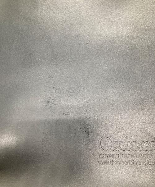 OXFORD（オックスフォード）OXFORD (オックスフォード) レザーミュージックケース ハンドバッグ / Traditional Leather ブラックの古着・服飾アイテム