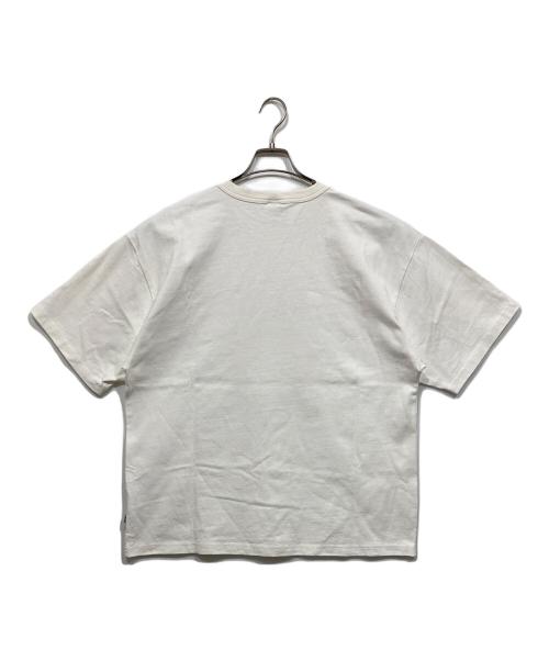 KEBOZ（ケボズ）KEBOZ (ケボズ) ベースボールプリントTシャツ ホワイト サイズ:Mの古着・服飾アイテム