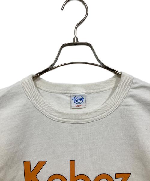 KEBOZ（ケボズ）KEBOZ (ケボズ) ベースボールプリントTシャツ ホワイト サイズ:Mの古着・服飾アイテム