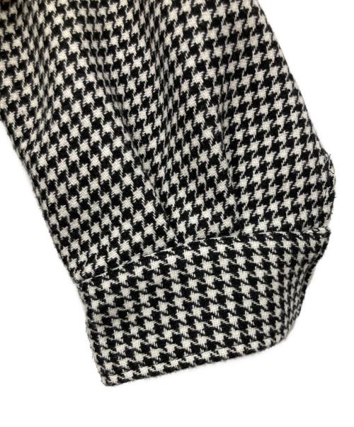 moussy（マウジー）moussy (マウジー) HOUNDSTOOTH ジャケット ブラック×ホワイト サイズ:FREEの古着・服飾アイテム