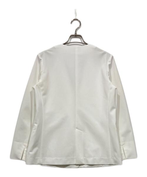 NOLLEY'S sophi（ノーリーズソフィー）NOLLEY'S sophi (ノーリーズソフィー) ノーカラージャケット ホワイト サイズ:38の古着・服飾アイテム