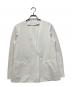 NOLLEY'S sophi（ノーリーズソフィー）の古着「ノーカラージャケット」｜ホワイト