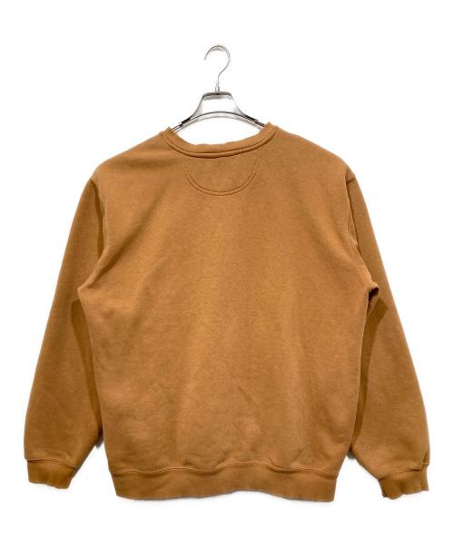 CarHartt（カーハート）CarHartt (カーハート) ロゴ刺繍 スウェット ベージュ サイズ:Lの古着・服飾アイテム
