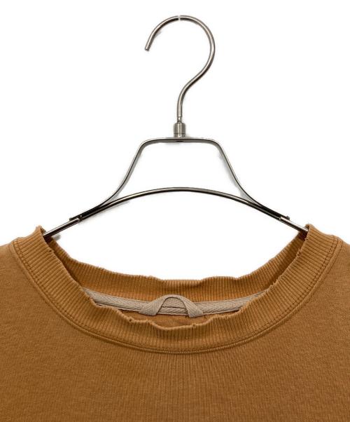 CarHartt（カーハート）CarHartt (カーハート) ロゴ刺繍 スウェット ベージュ サイズ:Lの古着・服飾アイテム