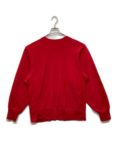 Champion REVERSE WEAVE（チャンピオン リバース ウィーブ）Champion REVERSE WEAVE (チャンピオン リバース ウィーブ) ロゴプリントリバースウィーブスウェット レッド サイズ:Lの古着・服飾アイテム