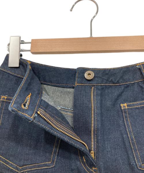 PINK HOUSE（ピンクハウス）PINK HOUSE (ピンクハウス) バック刺繍デニムスカート インディゴ サイズ:Mの古着・服飾アイテム