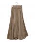 MADISON BLUE（マディソンブルー）の古着「フレアリネンスカート」｜ベージュ
