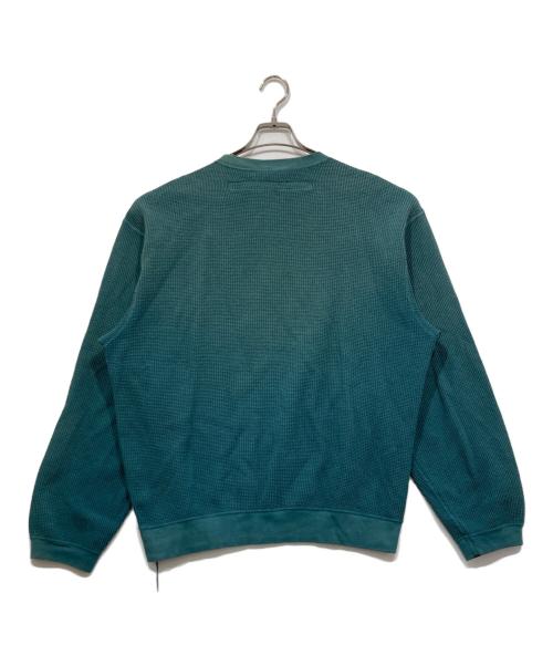 KAPITAL（キャピタル）KAPITAL (キャピタル) ECOワッフル BIGクルースウェット グリーン サイズ:3の古着・服飾アイテム