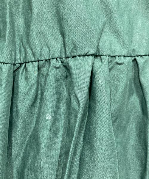 UN3D.（アンスリード）UN3D. (アンスリード) ティアード半袖ワンピース グリーン サイズ:38の古着・服飾アイテム