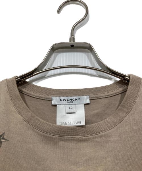 GIVENCHY（ジバンシィ）GIVENCHY (ジバンシィ) ゴシックTシャツ ベージュ サイズ:XSの古着・服飾アイテム