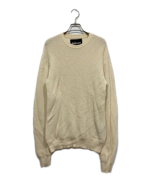 daboro（ダボロ）daboro (ダボロ) クルーネックニット アイボリー サイズ:5の古着・服飾アイテム