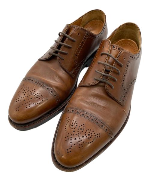 Jalan Sriwijaya（ジャランスリウァヤ）Jalan Sriwijaya (ジャランスリウァヤ) ストレートチップシューズ ベージュ サイズ:7 1/2の古着・服飾アイテム