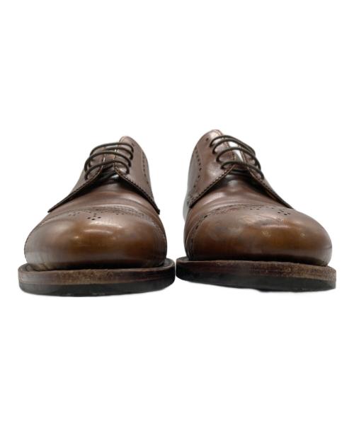 Jalan Sriwijaya（ジャランスリウァヤ）Jalan Sriwijaya (ジャランスリウァヤ) ストレートチップシューズ ベージュ サイズ:7 1/2の古着・服飾アイテム