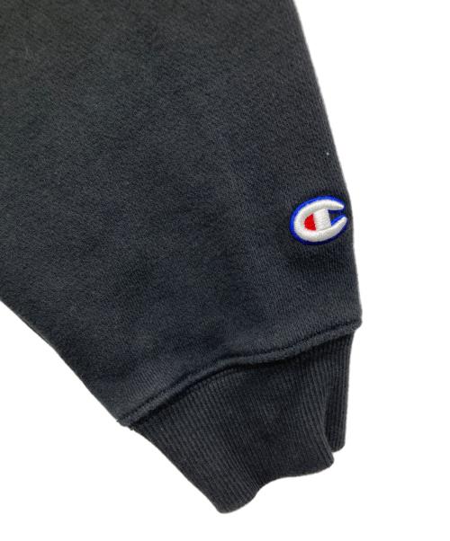 Champion（チャンピオン）Champion (チャンピオン) ハーフジップスウェット ブラック サイズ:Ｌの古着・服飾アイテム