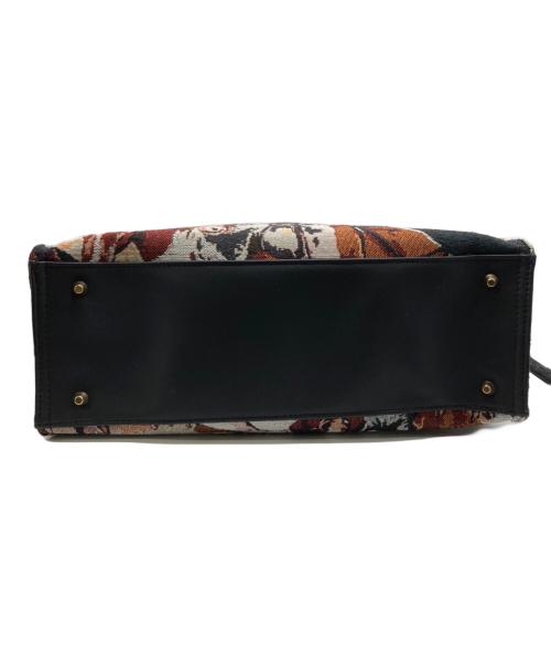 ear PAPILLONNER（イアパピヨネ）ear PAPILLONNER (イアパピヨネ) 馬柄トートバッグ ブラウンの古着・服飾アイテム