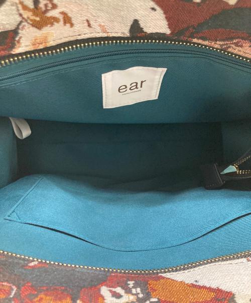 ear PAPILLONNER（イアパピヨネ）ear PAPILLONNER (イアパピヨネ) 馬柄トートバッグ ブラウンの古着・服飾アイテム