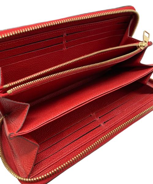 LOUIS VUITTON（ルイ ヴィトン）LOUIS VUITTON (ルイ ヴィトン) 長財布　ジッピーウォレット モノグラム アンプラント レッドの古着・服飾アイテム