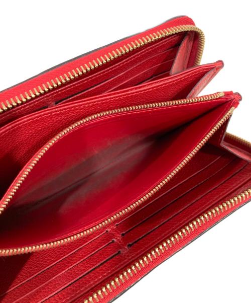 LOUIS VUITTON（ルイ ヴィトン）LOUIS VUITTON (ルイ ヴィトン) 長財布　ジッピーウォレット モノグラム アンプラント レッドの古着・服飾アイテム