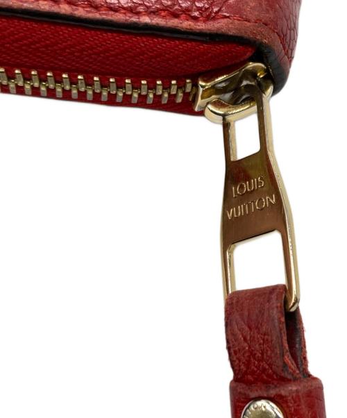 LOUIS VUITTON（ルイ ヴィトン）LOUIS VUITTON (ルイ ヴィトン) 長財布　ジッピーウォレット モノグラム アンプラント レッドの古着・服飾アイテム