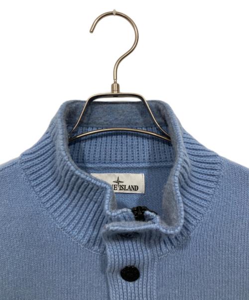 STONE ISLAND（ストーンアイランド）STONE ISLAND (ストーンアイランド) ハーフジップニット ブルー サイズ:Mの古着・服飾アイテム